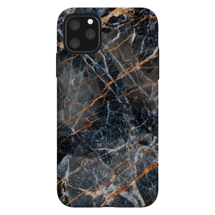 iPhone 11 Pro Max StrongFit Marble Gray Stone by ArtsCase