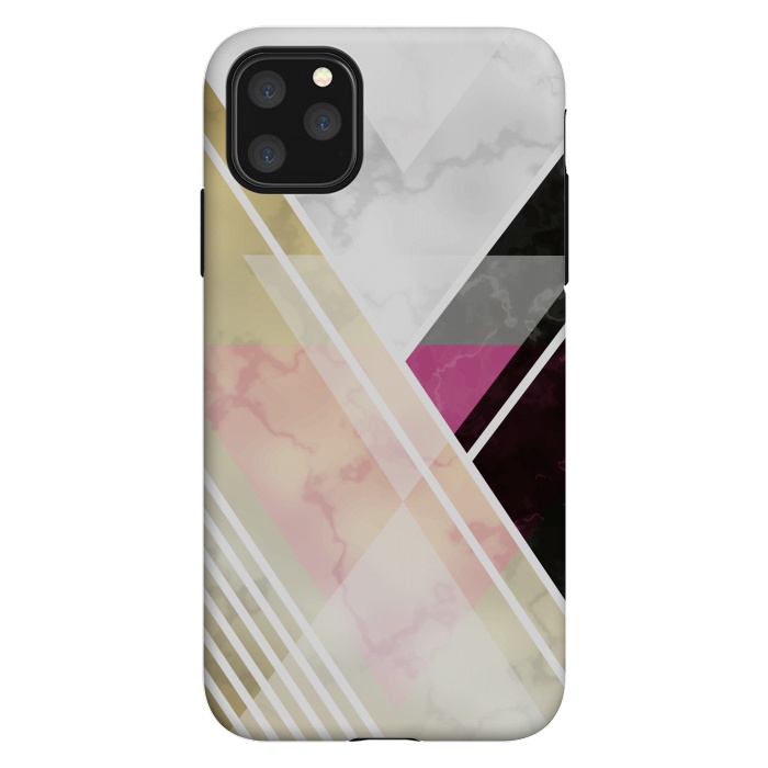 iPhone 11 Pro Max StrongFit Superposition Of Lines In Marble by ArtsCase