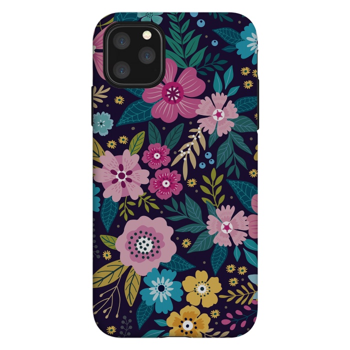 iPhone 11 Pro Max StrongFit Floral Pattern Design VI  by ArtsCase