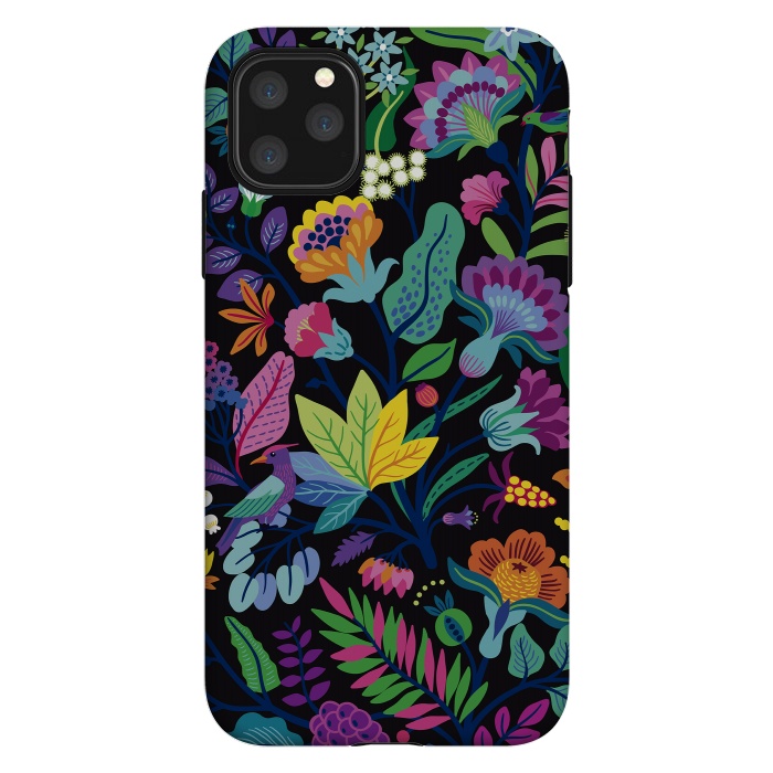 iPhone 11 Pro Max StrongFit Flowers Bright Colors by ArtsCase
