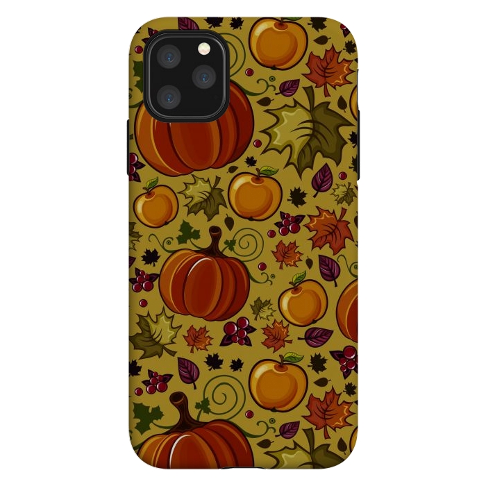 iPhone 11 Pro Max StrongFit Pumpkin, Autumn Rich Pumpkin by ArtsCase
