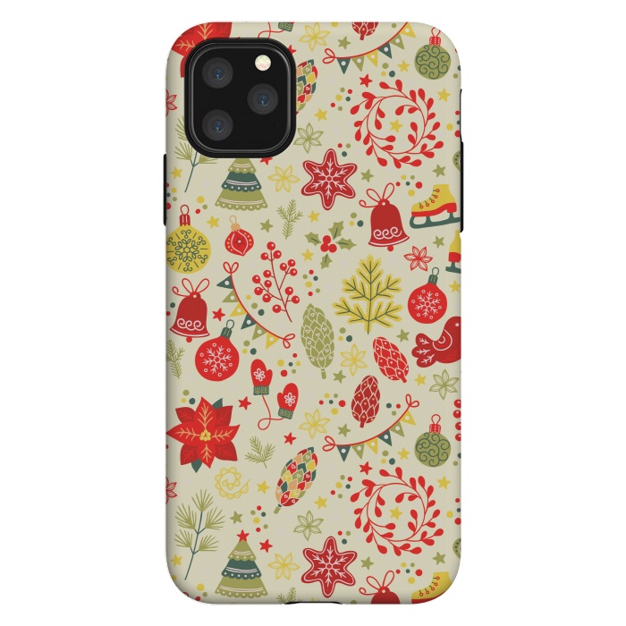 iPhone 11 Pro Max StrongFit Beautiful bells for christmas by ArtsCase