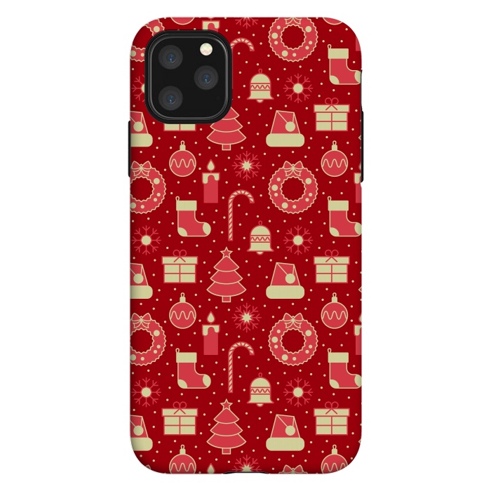 iPhone 11 Pro Max StrongFit Favorite Red At Christmas by ArtsCase