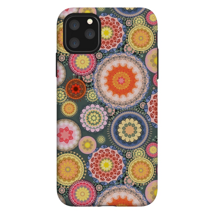 iPhone 11 Pro Max StrongFit mandalas in ellipses by ArtsCase
