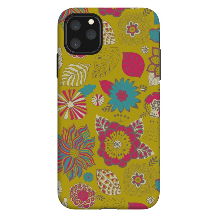 iPhone 11 Pro Max StrongFit country flowers for summer by ArtsCase