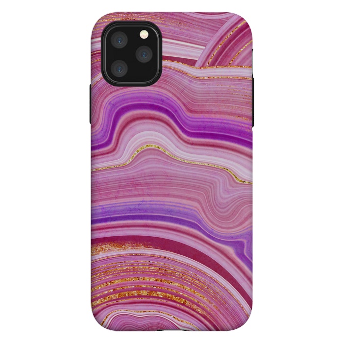 iPhone 11 Pro Max StrongFit Marble Design fake stone textures, painted artificial marbled by ArtsCase