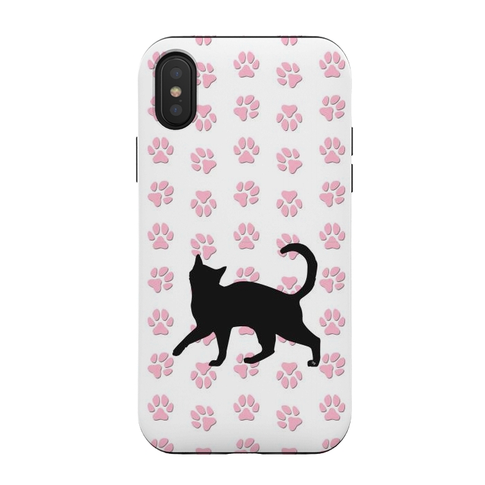 iPhone Xs / X StrongFit Kitty Cat by Martina