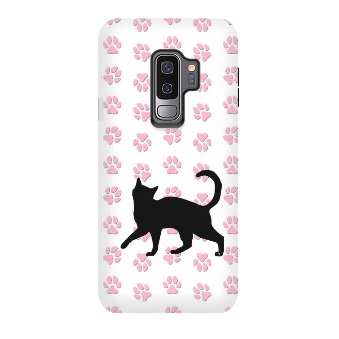 Galaxy S9 plus StrongFit Kitty Cat by Martina
