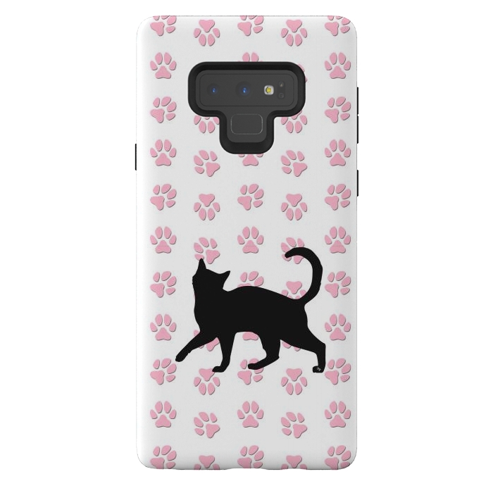 Galaxy Note 9 StrongFit Kitty Cat by Martina