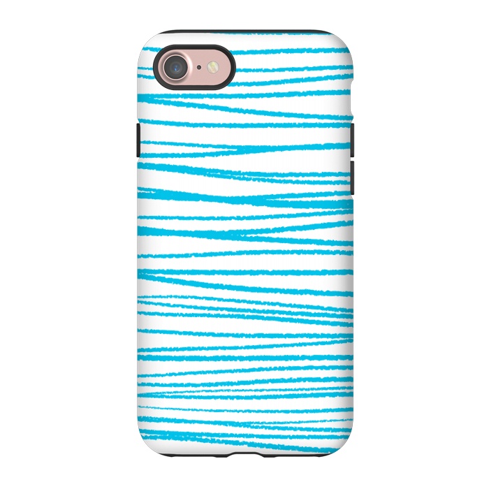 iPhone 7 StrongFit Blue Threads by Martina