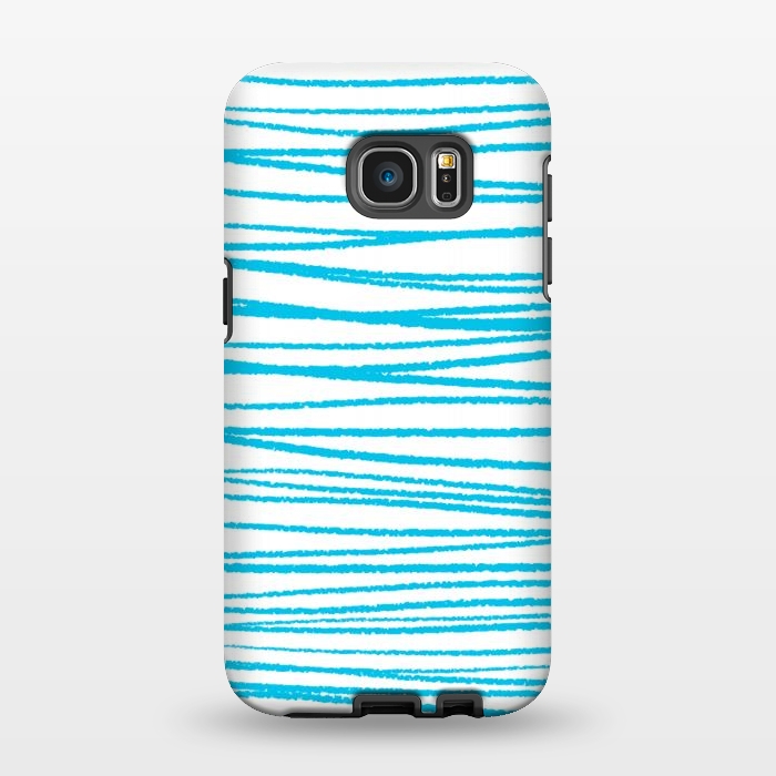 Galaxy S7 EDGE StrongFit Blue Threads by Martina