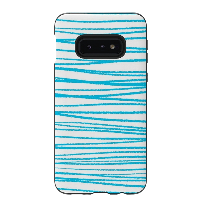 Galaxy S10e StrongFit Blue Threads by Martina