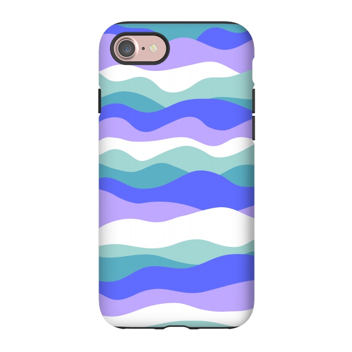 iPhone 7 StrongFit Blue waves by Martina