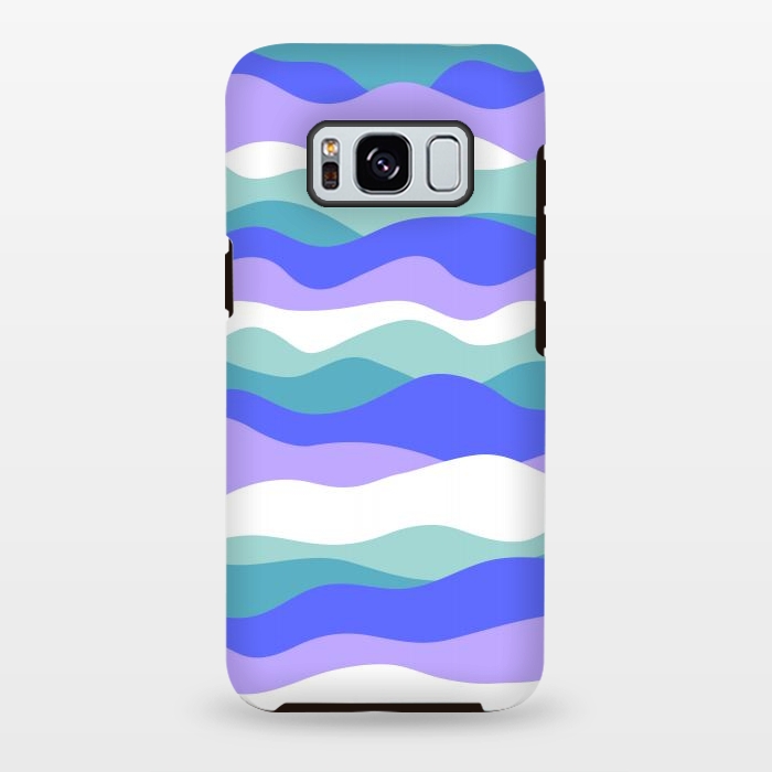 Galaxy S8 plus StrongFit Blue waves by Martina