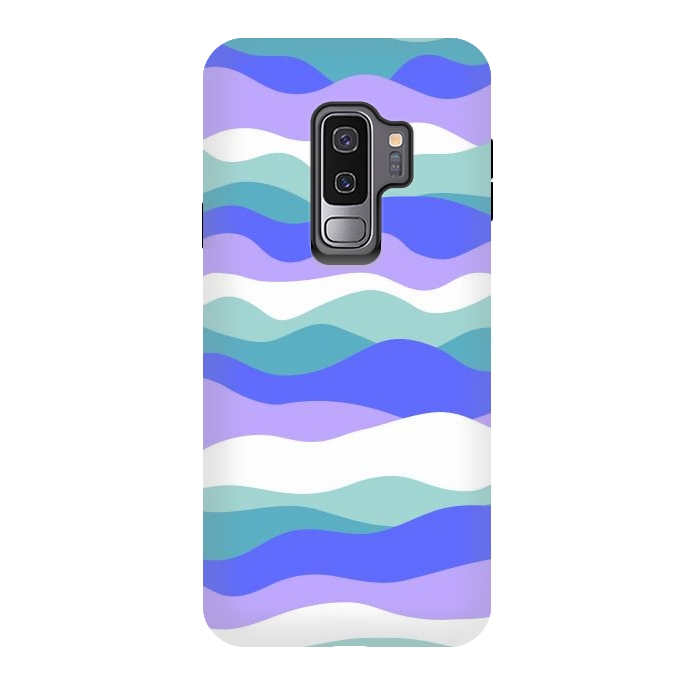 Galaxy S9 plus StrongFit Blue waves by Martina