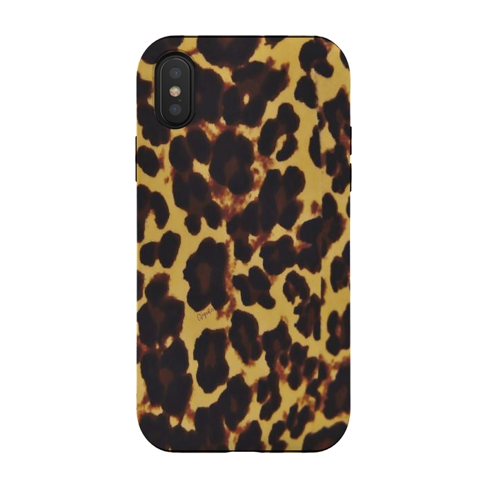 iPhone Xs / X StrongFit Exotic-ReAL LeOparD by ''CVogiatzi.