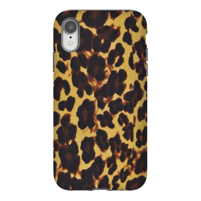 iPhone Xr StrongFit Exotic-ReAL LeOparD by ''CVogiatzi.