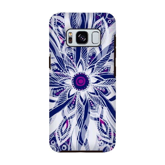 Galaxy S8 StrongFit Purple Dreams Mandala by Rose Halsey