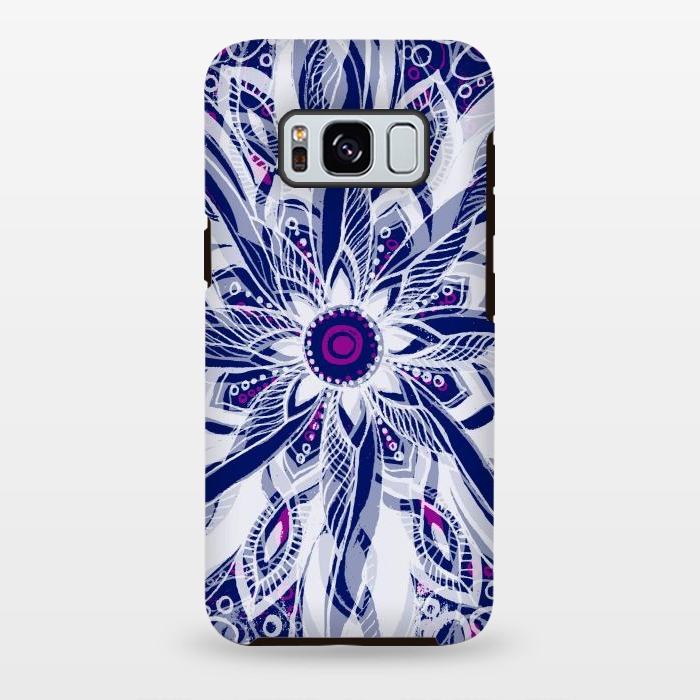 Galaxy S8 plus StrongFit Purple Dreams Mandala by Rose Halsey