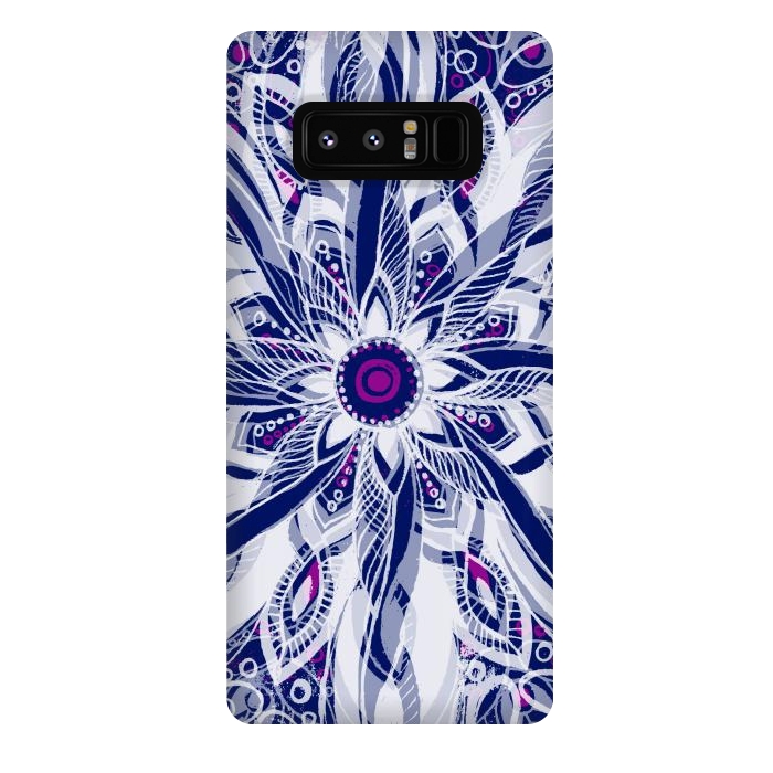 Galaxy Note 8 StrongFit Purple Dreams Mandala by Rose Halsey