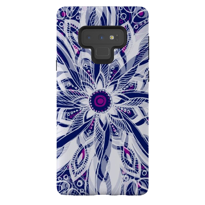 Galaxy Note 9 StrongFit Purple Dreams Mandala by Rose Halsey