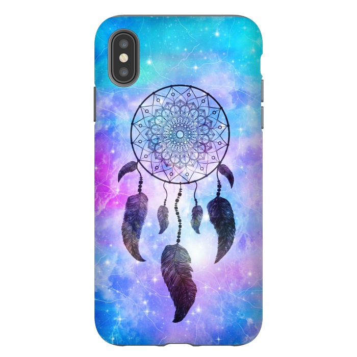 iPhone Xs Max StrongFit Galaxy dreamcatcher by Jms