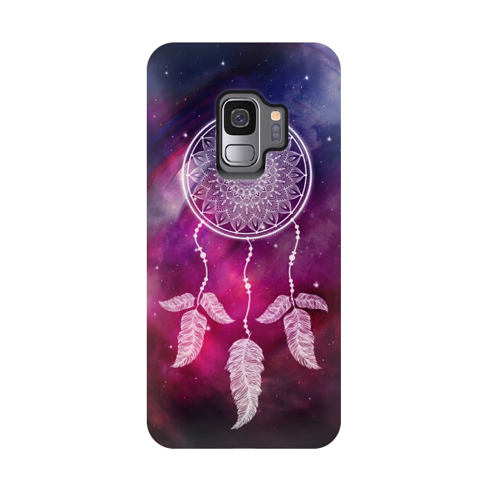Galaxy S9 StrongFit Dark galaxy dreamcatcher by Jms