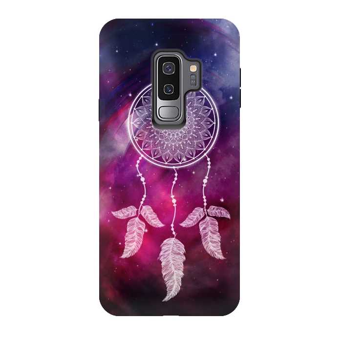 Galaxy S9 plus StrongFit Dark galaxy dreamcatcher by Jms