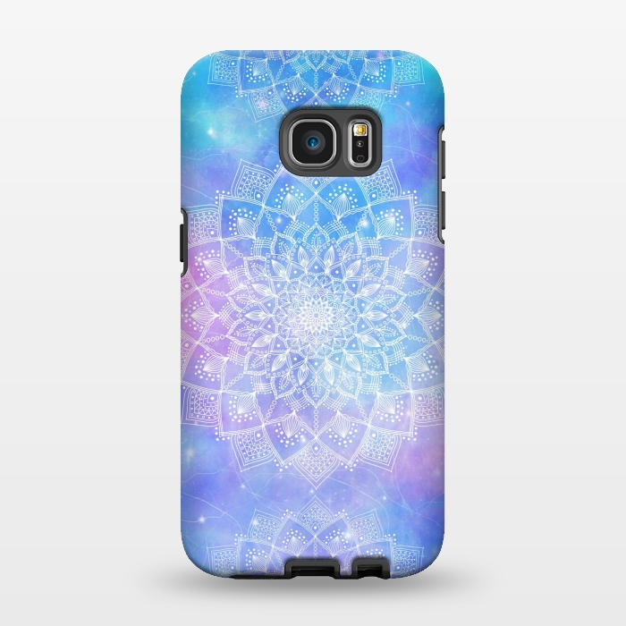 Galaxy S7 EDGE StrongFit Galaxy mandala pastel by Jms
