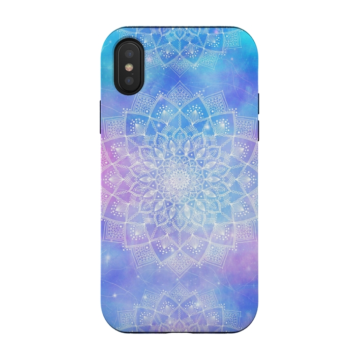 iPhone Xs / X StrongFit Galaxy mandala pastel by Jms