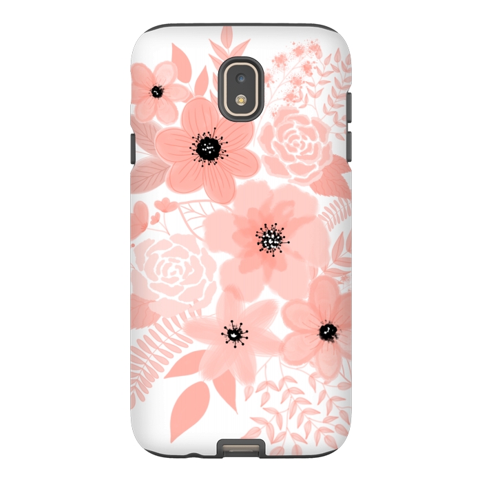 Galaxy J7 StrongFit Peach flowers by Jms