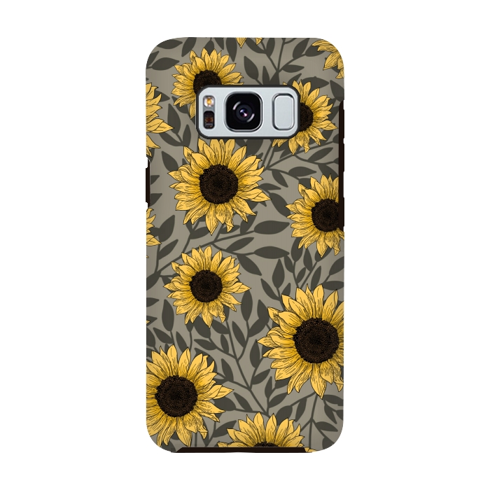 Galaxy S8 StrongFit Sunflowers. by Jms