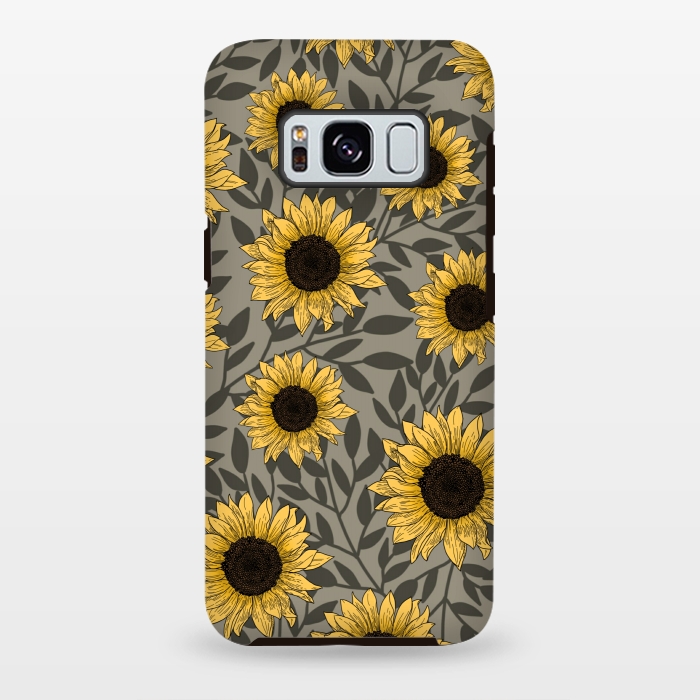 Galaxy S8 plus StrongFit Sunflowers. by Jms