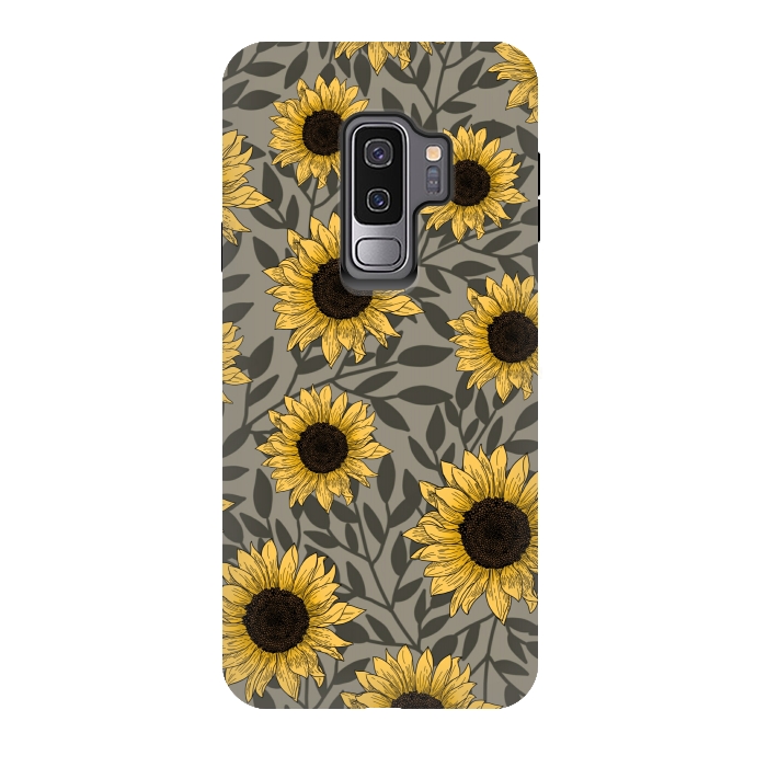 Galaxy S9 plus StrongFit Sunflowers. by Jms
