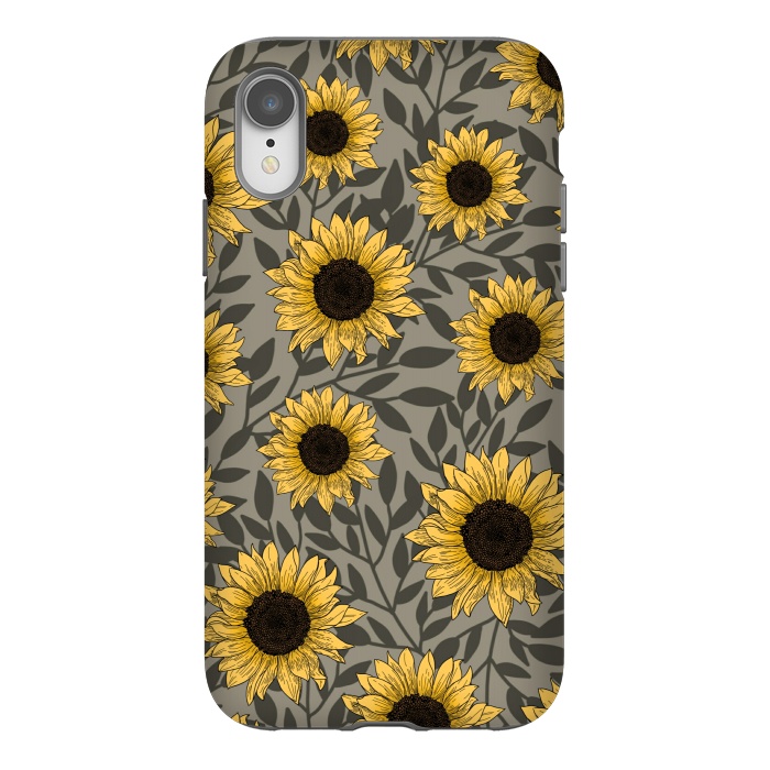 iPhone Xr StrongFit Sunflowers. by Jms