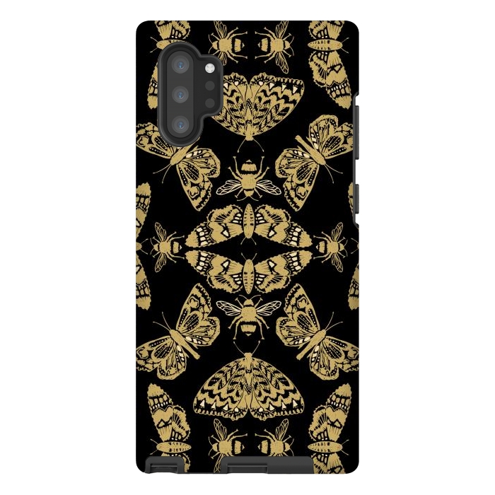 Galaxy Note 10 plus StrongFit Bee and Moth by Laura Grant