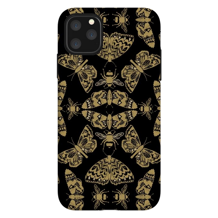 iPhone 11 Pro Max StrongFit Bee and Moth by Laura Grant