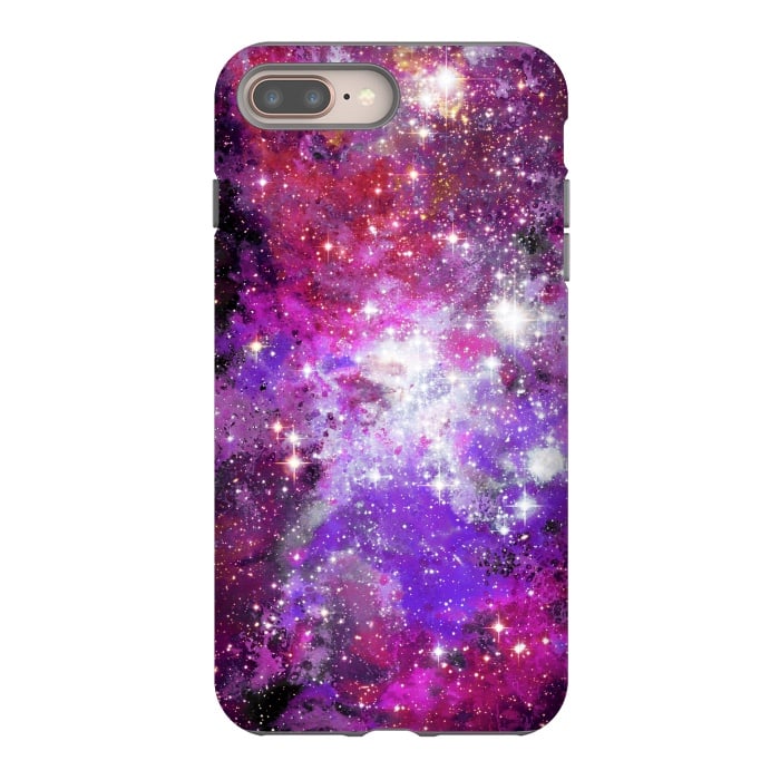 iPhone 7 plus StrongFit Purple violet starry galaxy by Oana 