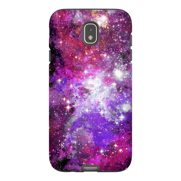 Galaxy J7 StrongFit Purple violet starry galaxy by Oana 