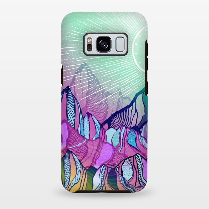 Galaxy S8 plus StrongFit Mountain Moods by Rose Halsey