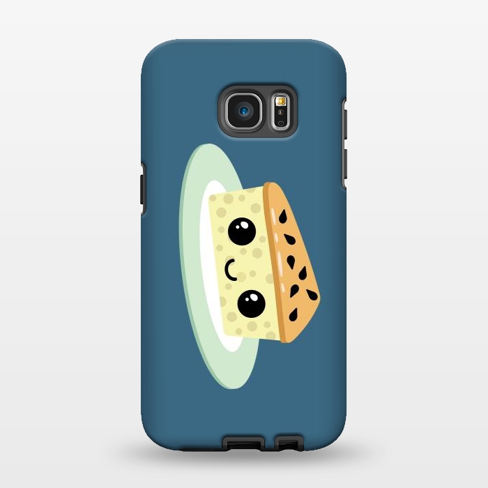 Galaxy S7 EDGE StrongFit Passion fruit cheesecake by Laura Nagel