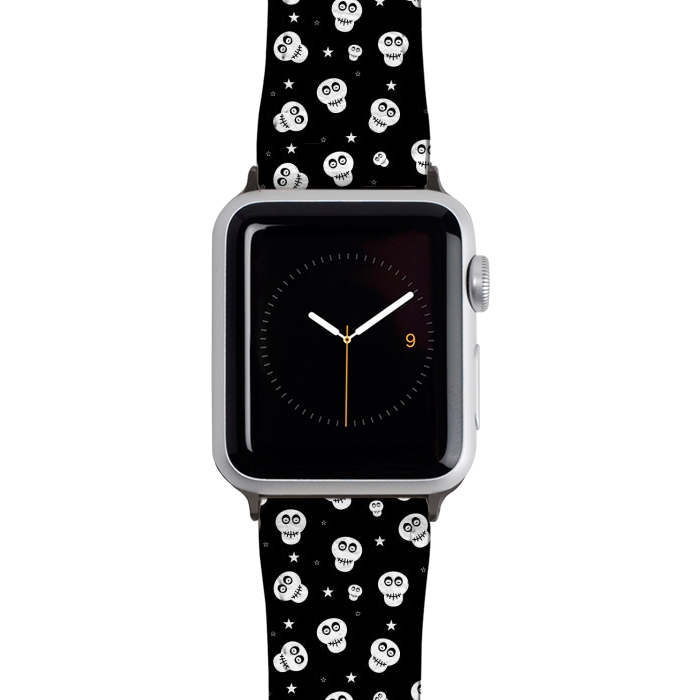 Watch 38mm / 40mm Strap PU leather Skull Stars by TMSarts