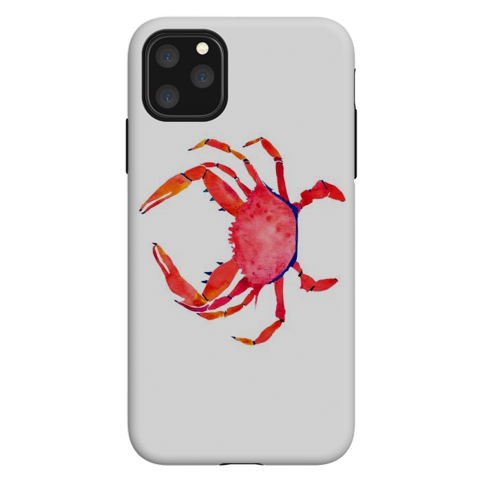 iPhone 11 Pro Max StrongFit Red Crab by Amaya Brydon