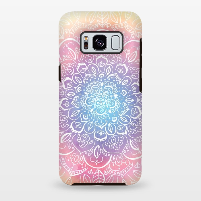 Galaxy S8 plus StrongFit Rainbow Dust Mandala by Tangerine-Tane