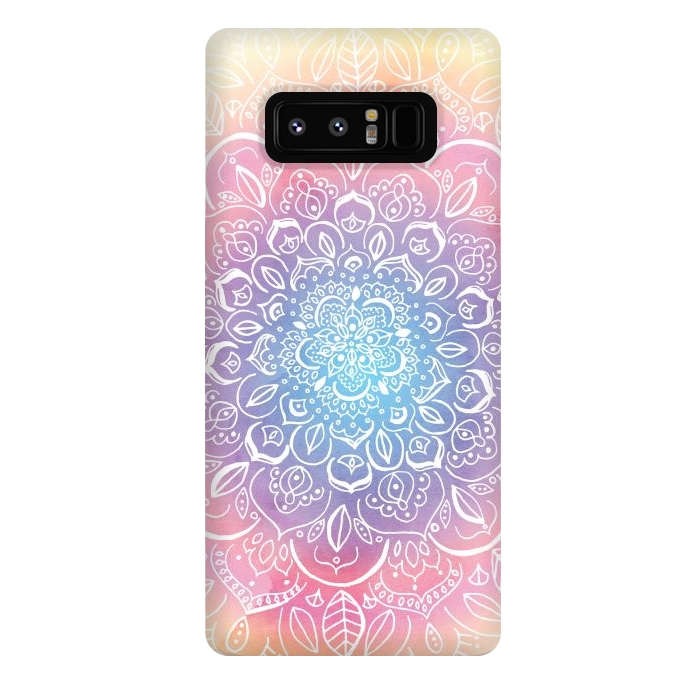 Galaxy Note 8 StrongFit Rainbow Dust Mandala by Tangerine-Tane