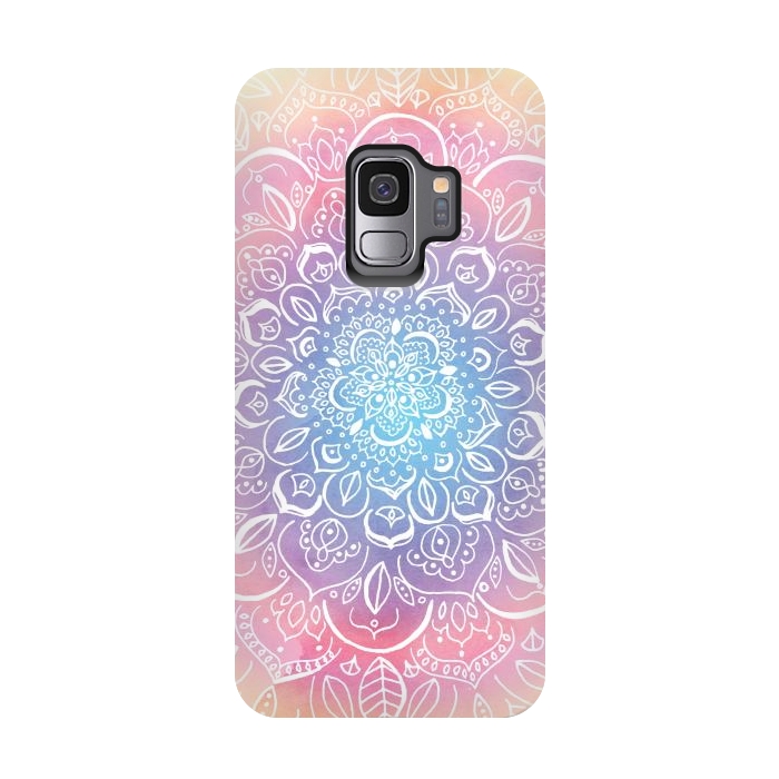 Galaxy S9 StrongFit Rainbow Dust Mandala by Tangerine-Tane