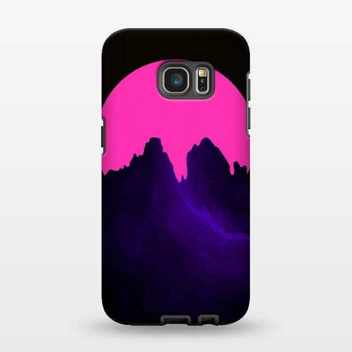 Galaxy S7 EDGE StrongFit The great pink moon by Steve Wade (Swade)