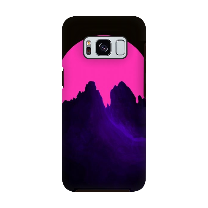Galaxy S8 StrongFit The great pink moon by Steve Wade (Swade)