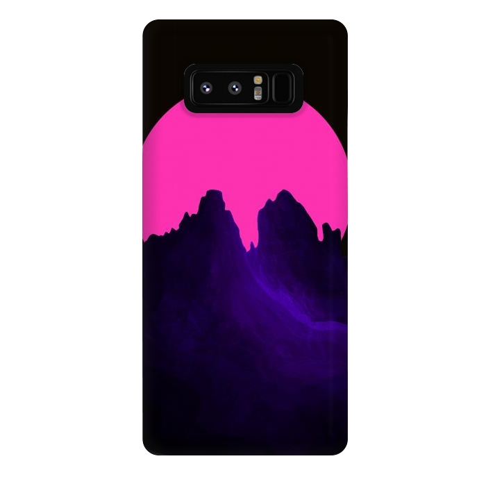 Galaxy Note 8 StrongFit The great pink moon by Steve Wade (Swade)