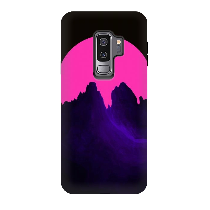 Galaxy S9 plus StrongFit The great pink moon by Steve Wade (Swade)